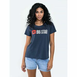 Big Star Női T-shirt_ss póló 158859 Világoskék Kötött-404 kép