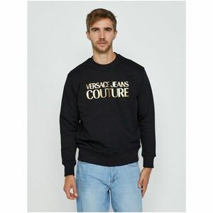 Black Men's Sweatshirt printed Versace Jeans Couture R Logo Foil - Men's kép