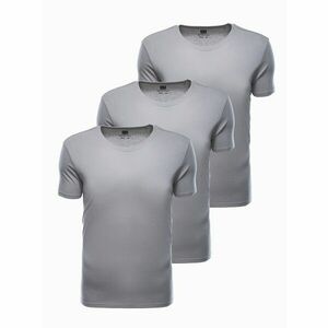 Ombre Clothing Men's plain t-shirt - grey 3 kép