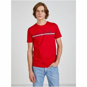 Red Men's T-Shirt Tommy Hilfiger - Men kép