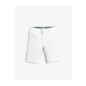 Koton Basic Bermuda Shorts Cotton kép