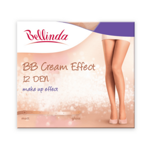 Bellinda BB CREAM 12 DEN - BB cream stockings with makeup effect - amber kép