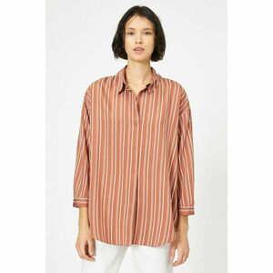 Koton Women's Striped Long Sleeve Flowy Shirt kép