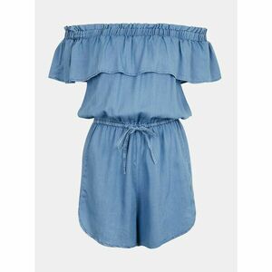 Blue Short Overalls with Exposed Shoulders TALLY WEiJL - Women kép