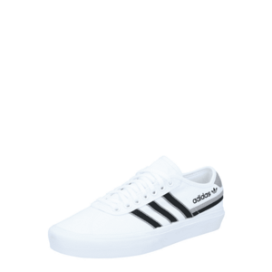 ADIDAS ORIGINALS Rövid szárú edzőcipők 'Delpala' fehér / fekete / ezüstszürke kép