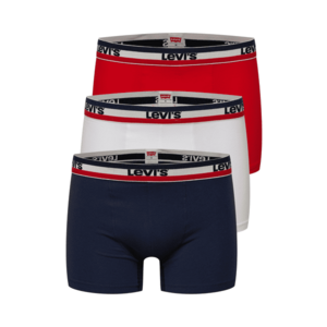 LEVI'S Boxeralsók piros / fehér / sötétkék kép