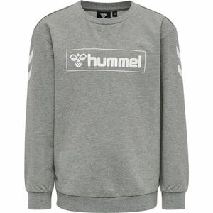 Hummel Tréning póló 'Box' szürke melír / fehér kép