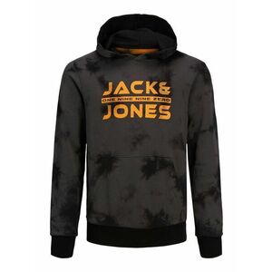 Jack & Jones Junior Tréning póló 'Dawson' fekete / fekete melír / aranysárga kép