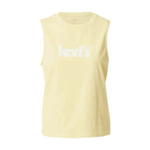 LEVI'S Top sárga / fehér kép