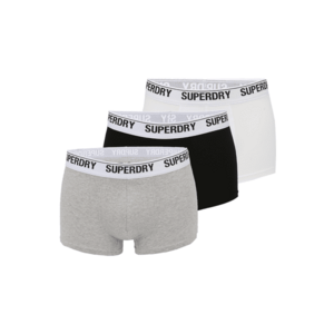 Superdry Boxeralsók fehér / fekete / világosszürke kép