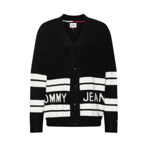 Tommy Jeans Kardigán fekete / fehér kép