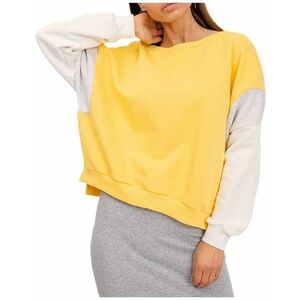 Női sárga pulóver kép
