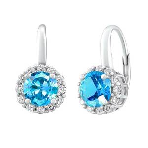 Silvego Silvego Sharon ezüst fülbevaló kék kristályokkal TXRE100009 kép