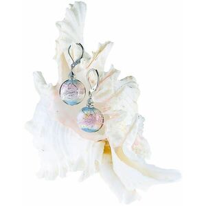 Lampglas Lampglas Bájos fülbevalók Pastel Dream tiszta ezüstből Lampglas ERO8 gyöngyökkel kép
