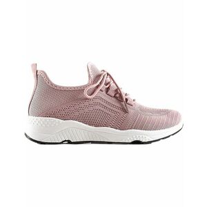 Rózsaszín divatos textil tornacipő kép