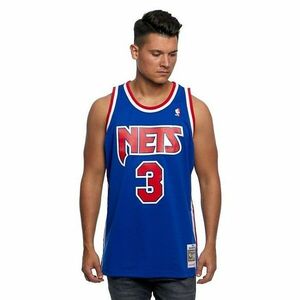 Mitchell & Ness New Jersey Nets #3 Drazen Petrovic Swingman Jersey kép