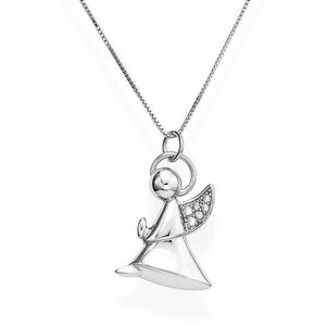 Amen Amen Bájos ezüst karkötő cirkónium kövekkel Angels A5BB (lánc, medál) kép