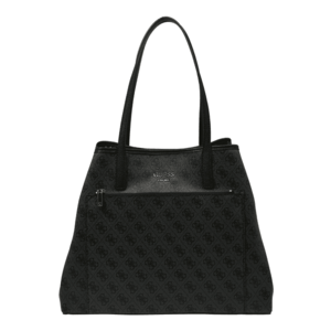 GUESS Shopper táska 'VIKKY' sötétszürke / fekete kép