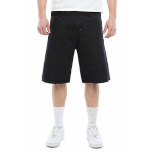 Mass Denim Shorts Jeans Slang baggy fit black rinse kép