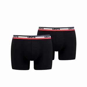 LEVI'S Boxeralsók fekete / fehér / tengerészkék / piros kép