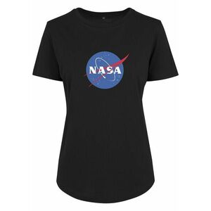 Merchcode Póló 'NASA Insignia' füstkék / vörösáfonya / fekete / fehér kép
