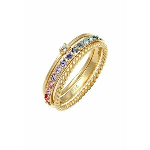 ELLI Gyűrűk 'Regenbogen, Set' arany / vegyes színek kép