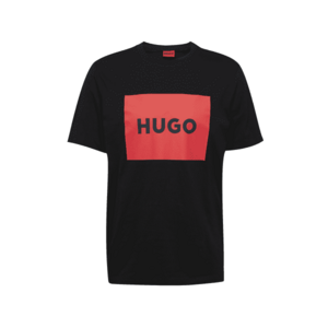 HUGO Póló 'Dulive' piros / fekete kép