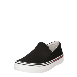 Tommy Jeans Belebújós cipők fekete / fehér / piros kép