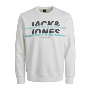 JACK & JONES Tréning póló 'CHARLES' fehér / fekete / türkiz kép