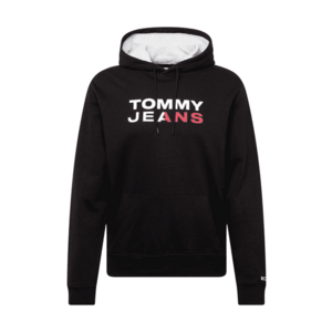 Tommy Jeans Tréning póló fekete / fehér / piros kép