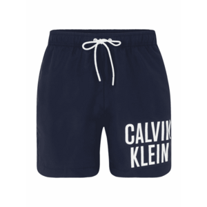 Calvin Klein Swimwear Rövid fürdőnadrágok tengerészkék / fehér kép