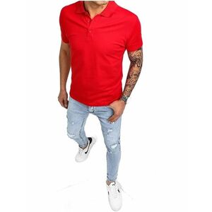 piros férfi póló kép