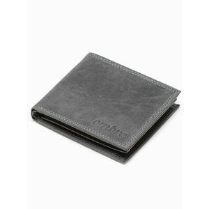 Ombre Clothing Modern halvány fekete bőr pénztárca A092 kép