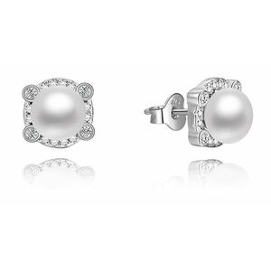 MOISS MOISS Egyedi ezüst fülbevaló gyöngyökkel EP000184 kép