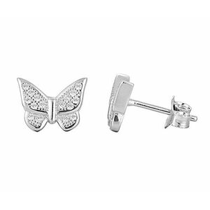 MOISS MOISS Gyengéd ezüst fülbevalók Pillangók E0002622 kép
