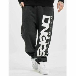 Dangerous DNGRS Classic Sweatpants charcoal/white kép