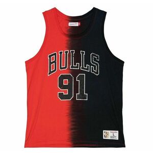 Mitchell & Ness tank top Chicago Bulls Tie Dye Cotton N&M Tank red/black kép
