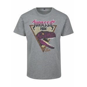 Mr. Tee Jurassic Park Pink Rock Tee heather grey kép