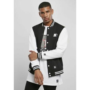 Starter College Fleece Jacket black/white kép