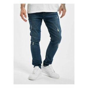 Urban Classics Hoxla Slim Fit Jeans dark blue kép