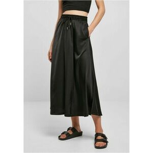Urban Classics Ladies Satin Midi Skirt black kép