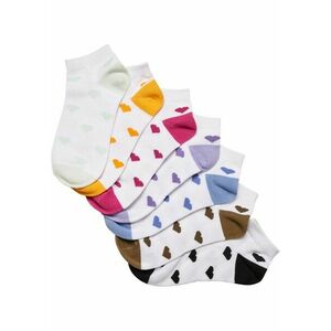Urban Classics Recycled Yarn Heart Sneaker Socks 7-Pack multicolor kép