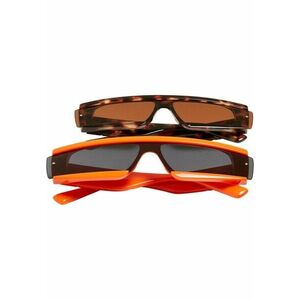Urban Classics Sunglasses Alabama 2-Pack orange/brown kép