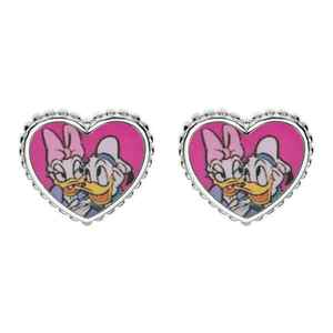 Disney Disney Romantikus ezüst fülbevaló Donald and Daisy Duck ES00031SL kép
