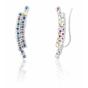 JwL Luxury Pearls JwL Luxury Pearls Csillogó hosszú fülbevaló kristályokkal JL0741 kép