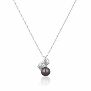 JwL Luxury Pearls JwL Luxury Pearls Gyengéd nyaklánc valódi gyönggyel és cirkónium kővel JL0750 (lánc, medál) kép