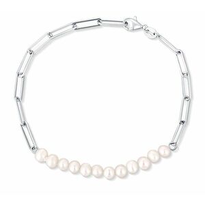 JwL Luxury Pearls JwL Luxury Pearls Fashion ezüst karkötő gyöngyökkel JL0757 kép