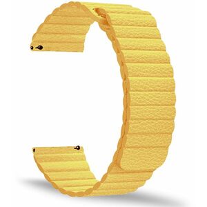 4wrist 4wrist Átfűzhető óraszíj klasszikus órához - Yellow 22 mm kép