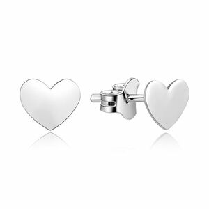 Beneto Beneto Ezüst szív alakú fülbevaló AGUP1492 kép