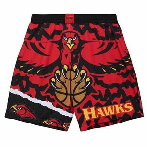 Mitchell & Ness shorts Atlanta Hawks Jumbotron 2.0 Submimated Mesh Shorts red/black kép